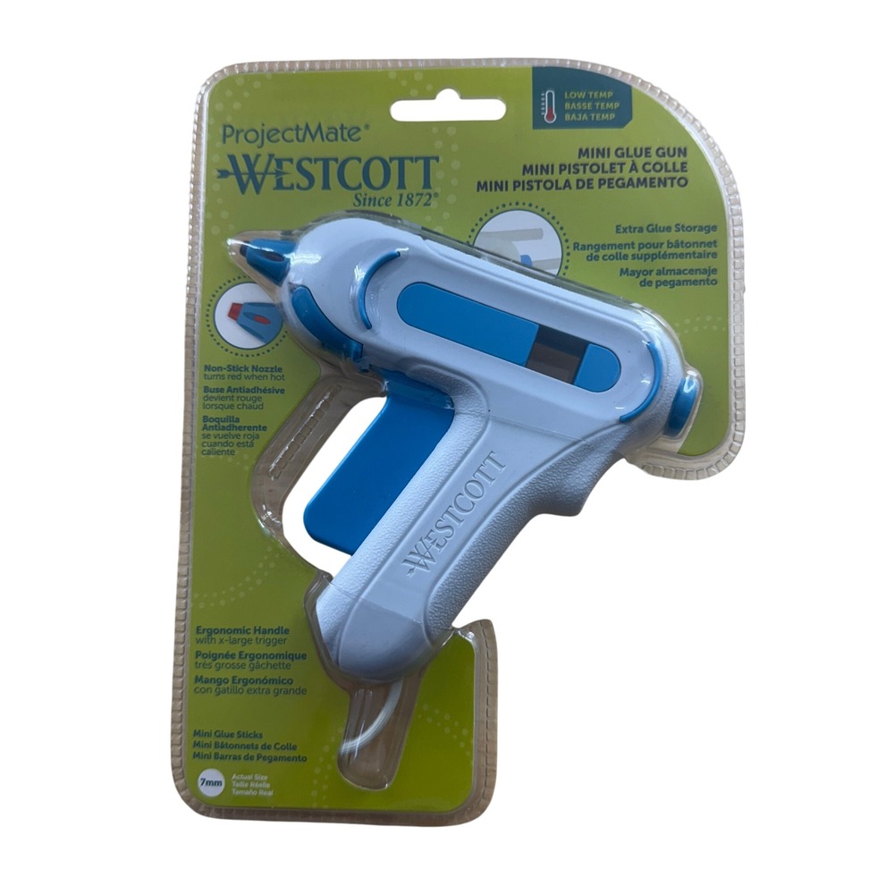 Westcott ProjectMate Mini Glue Gun‎ Low Temp Crafting Arts & Crafts New
